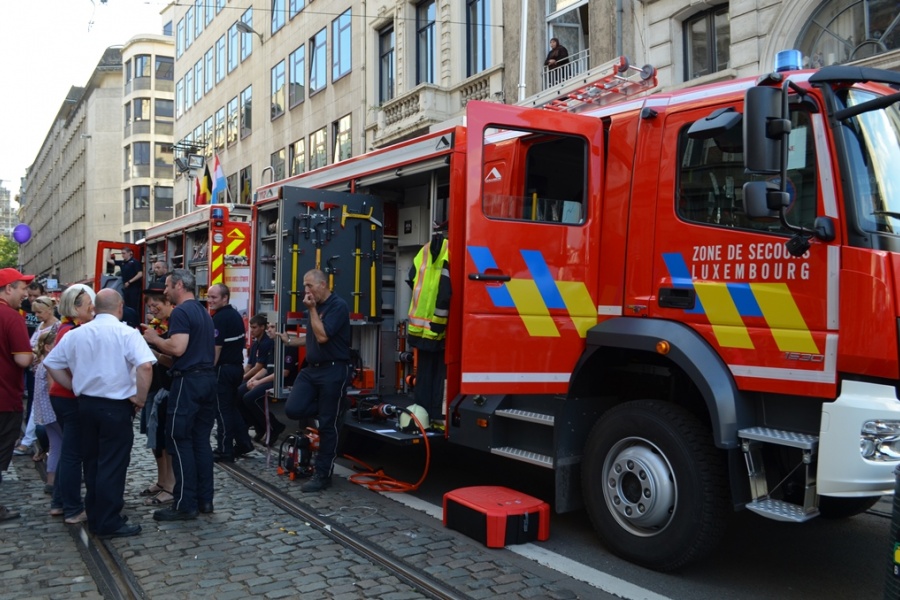 La zone de secours Luxembourg expliquent leurs nouveaux véhicules